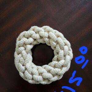 Natural Hemp dog toys.
